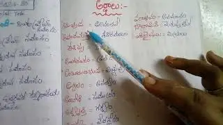 TELUGU GRAMMAR|AP DSC|AP TET BITS|AP DSC 2025|Aptet#dsc#aptet2025