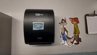 Pro Link Elite Automatic Towel Dispenser At The Great Wolf Lodge Grand Mound Washington 