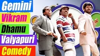 Gemini Tamil Movie Comedy Part 2 | Vikram | Kiran | Dhamu | Vaiyapuri | Charle | API Tamil Comedy