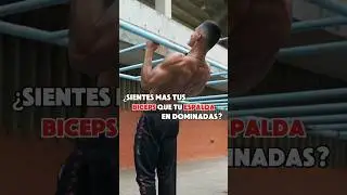 &iquest;No sientes tu espalda al hacer Dominadas?😭 #gym #calistenia #calisthenics #streetworkout #fitness