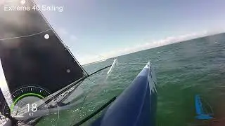 Extreme 40 Sailing  - Parabellum Shake Down Sail