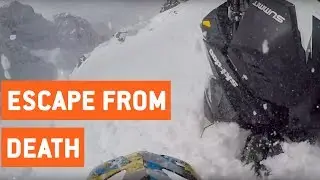 Snowmobiler Survives Big Avalanche | Snowed In