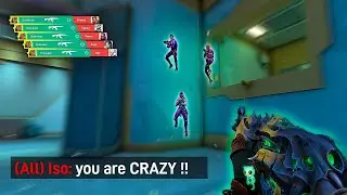 Destroying STREAMERS with Insane Raze Movement ( 2500 hours raze gameplay ) | Green Insane