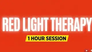 Red Light Therapy | 1 Hour Solid Red Screen | Visual Planet