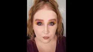 YELLOW AND PURPLE REVERSE HALO EYE | FEARLESS EYESHADOW LOOKS | MAKEUP ADVENTURES