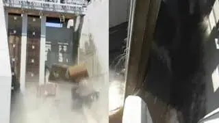 Wooden Stop-Logs Controlled Release Tests