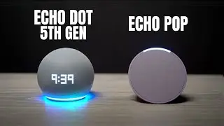 Сравнение Echo Dot 5-го поколения и Echo Pop