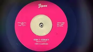 TEEN Ken Cameron - Don't Forget (1958)
