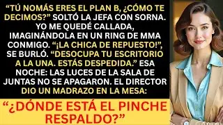 Mi jefa me llamó “la chica de repuesto” y me corrió. Mi respaldo los hizo pedazos.