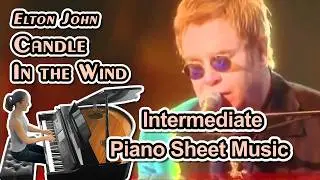 Candle in the Wind (Elton John) - Intermediate Piano Solo
