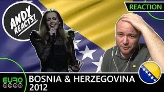 ANDY REACTS! Bosnia & Herzegovina Eurovision 2012 (Maya Sar) REACTION!