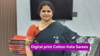 Digital Print Cotton Kota Sarees | Saritha Reddy Sarees | Free shipping allover India 