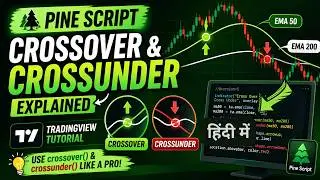 How to Use Crossover & Crossunder in TradingView Pine Script? | IT WALA | HINDI-हिंदी