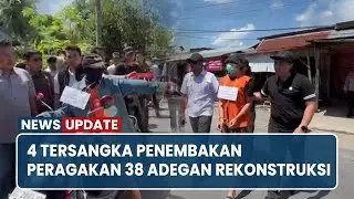 4 Tersangka Penembakan Pria di Polman Hingga Tewas Peragakan 38 Adegan Rekonstruksi