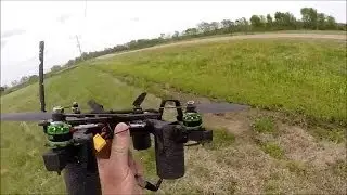 Mini DIY 250 Class Quad CRASH