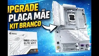 Upgrade! Placa Mãe Gigabyte B850M AORUS ELITE ICE WIFI6E [unboxing+instalação]