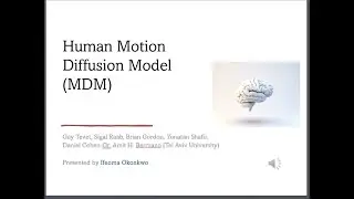 Human Motion Diffusion Model (MDM) | Research Paper Summary & Key Insights