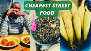 Africa's cheapest street food // Living in a small town Namibia  * Satisfying food  *