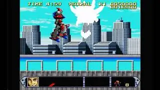 Super Nintendo Snes 16 bit Armored Police Metal Jack Stage 1 Прохождение