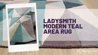 Ladysmith Modern Teal Area Rug