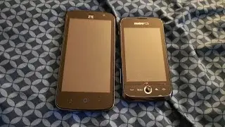 ZTE Majesty Pro vs Huawei Ascend M860 boot comparison and shutdown