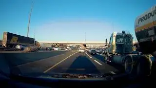 2017 Sunny Winter Day in Toronto Dash Cam Viofo A119 [1440p]