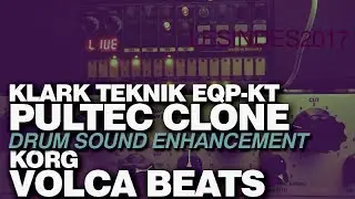 KLARK TEKNIK EQP-KT // PULTEC CLONE + KORG VOLCA BEATS