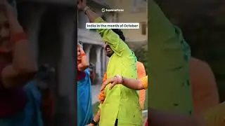 India in the month of October #festival #india #diwali #festivevibes #indiaduringfestivals #trending