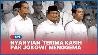 Nyanyian 'Terima Kasih Pak Jokowi' Menggema di HUT Gerindra saat Prabowo Sebut Jokowi Paling Berjasa