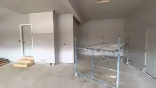 Garage dry-wall has started