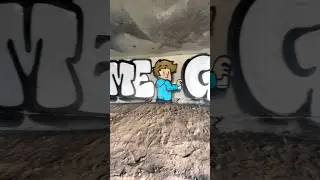 how to do GRAFFITI on the HIGHWAY #graffiti #art #graffitiartist #comics