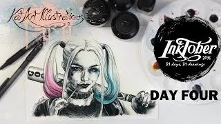 INKTOBER Challenge 2016 - Day Four: KatArt Illustrations