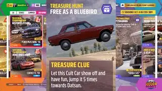 Forza Horizon 5 Weekly Challenge FREE AS A BLUEBIRD Treasure Hunt  FREI WIE EIN BLUEBIRD Schatzsuche