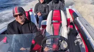 Phantom 32 Speed Skiff at the 2024 Toy Run on the St Johns River in Fl
