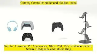 TEMU fncowbox Multi Adjustable Gaming Controller Holder For Xbox, PS5, Switch, Steam