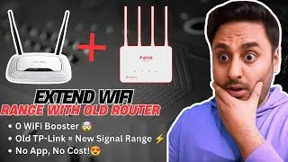 How to Use Old TP-Link Router as WiFi Extender | Increase WiFi Range at Home ₹0 Setup ( PART 1 )
