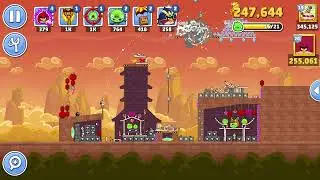 Angry Birds Friends Level 5 Tournament 1699 three stars NO POWER-UP walkthrough 2026-02-12