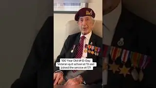 100-летний ветеран высадки в Нормандии делится своей историей.