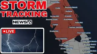 🔴LIVE STORM COVERAGE | Strong Storms And Heavy Rain Move Through Central Florida