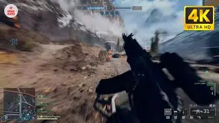 Gameplay in Battlefield 6 Escalation Mode and on the Liberation Peak Map