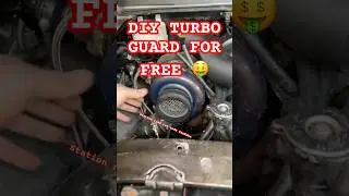 Free turbo guard using only an air filter. SICK! #shorts #turbo #boost #fyp #trending #custom #yay