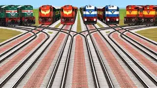 🚂 सबसे खतरनाक रेलवे ट्रैक | रियलिस्टिक ट्रेन गेमप्ले