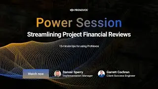 Streamlining Project Financial Reviews