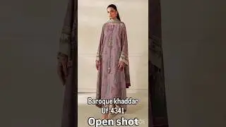 Baroque Digital Printed Khaddar UF-4341 |Winter Dress | OpenShots | Order Dispatched Alhamdulillah