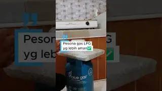 Mau yg lebih aman? ya blue gaz pilihan nya! #bluegaz #lebihaman #gaslpg #kitchen #cooking #shorts
