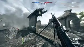 Battlefield 1 - Ribeyrolles 1918 on St. Quentin Scar Conquest Gameplay (No commentary) 68 kills