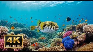 🐢 Ocean Life in 4K &ndash; Serene Aquarium View for Meditation, Yoga, and Sleep