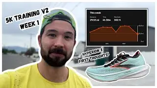 Brooks Hyperion 3 First Thoughts, Running after a cold, 5k Training v2!