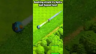 Seeking shield Vs Spiky ball Speed test II Clash of clans II #shorts #clashofclans #coc