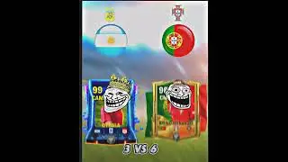 Argentina Vs Portugal  #fcmobile